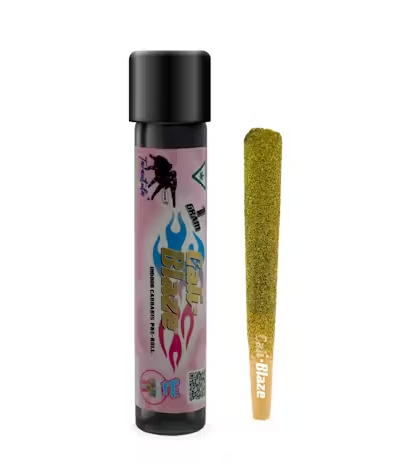 Photograph of product: Bubble Gum Infused Tarantula Pre Roll Cali Blaze