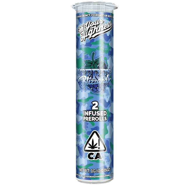 Photograph of product: Berry Blizzard – Live au chocolat Infused Pre-Rolls .5g 2 Pack - 