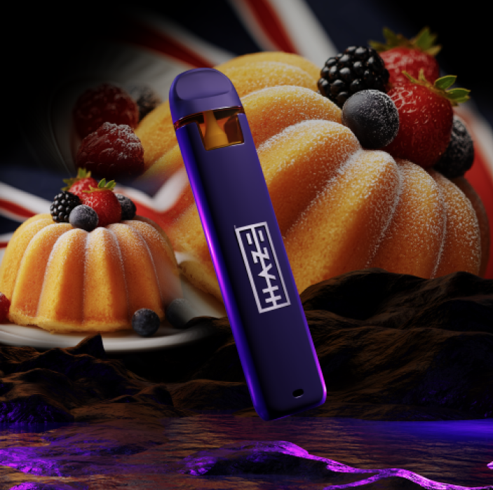 Photograph of product: Haze London Pound Cake Live Resin Disposable Vape .5g