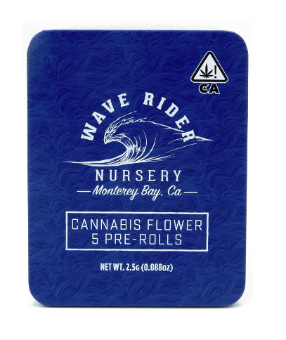 Photograph of product: Blueberry Pancakes (I) PREROLLS 5pk - Wave Rider