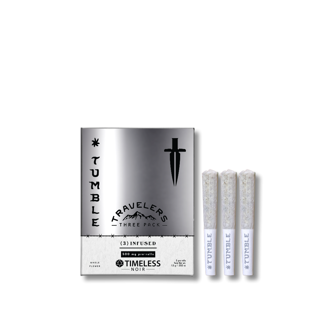 Photograph of Product: Dagger Kush Diamond Infused Preroll 3pk (.5g)