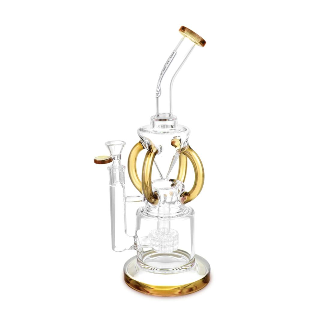 Photograph of product: Bong | Gravity Recycler | 14mm F | 13" | Amber