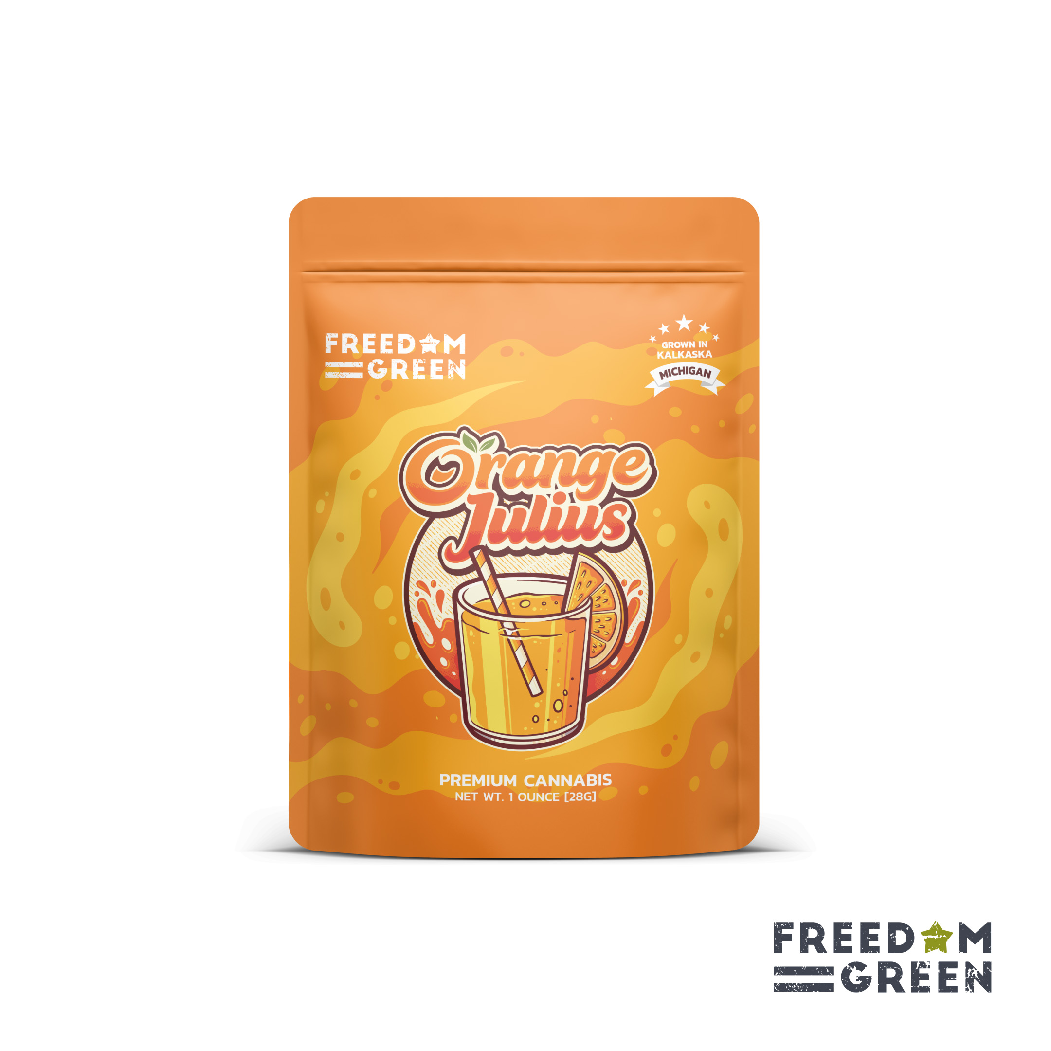 Photograph of product: Freedom Green - 28g Prepack Shake - Orange Julius