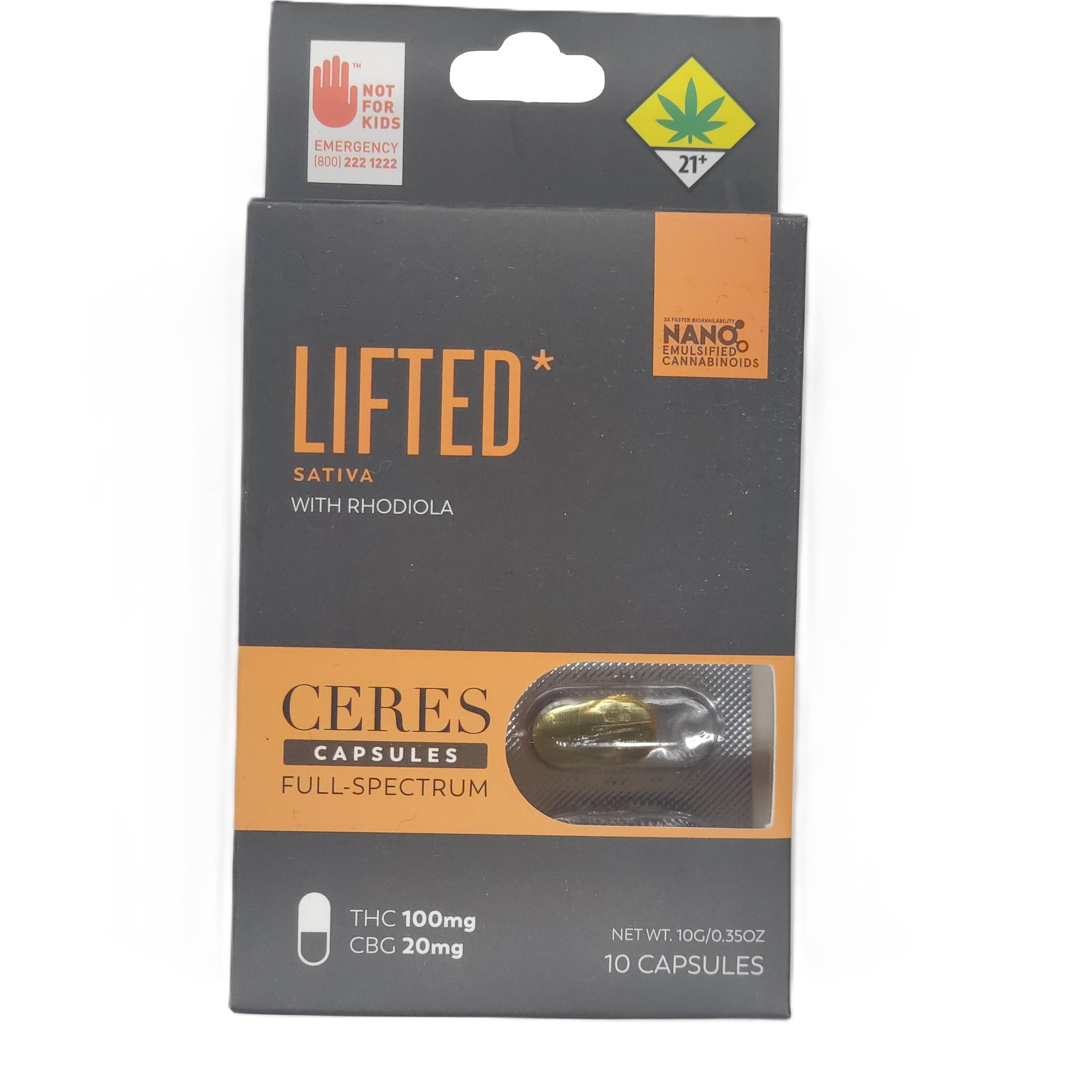 Photograph of product: Ceres Capsules Lifted Oui'd 10pk
