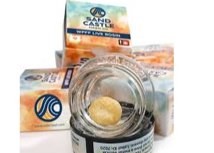 Photograph of product: Sand Castle | Black Ice | Live Rosin