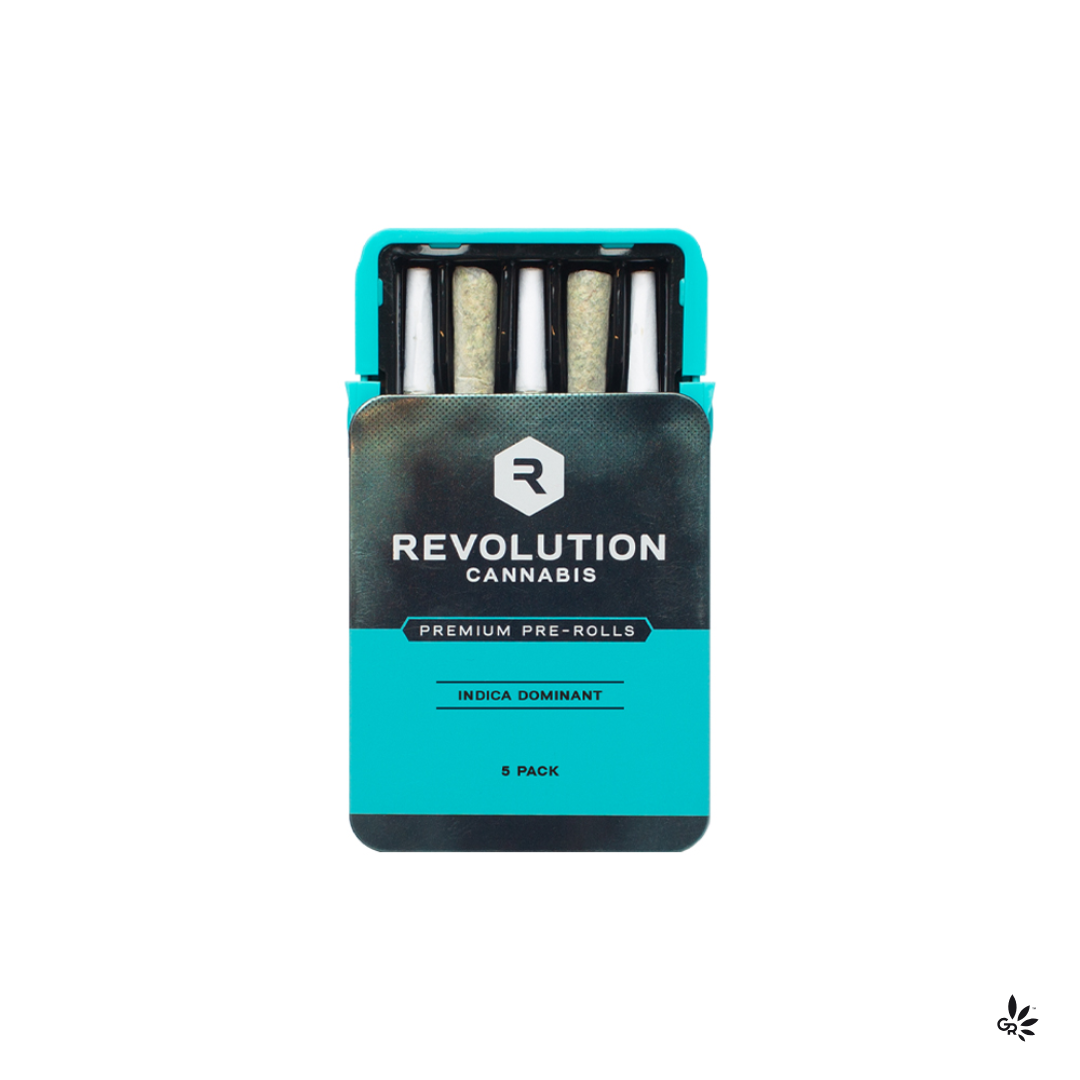 Photograph of product: Revolution - Pre Roll 5pk - Grand Daddy Purple