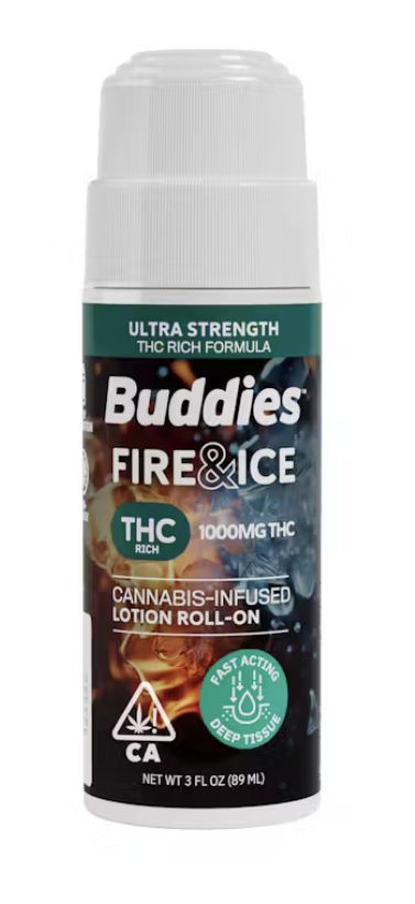 Photograph of product: Fire & Ice Max Roll On (Thc/Cbd/Cbg/Cbn)