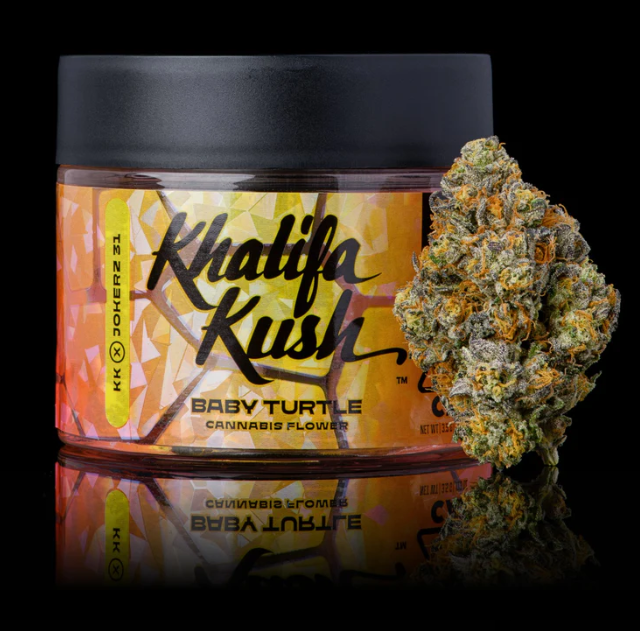 Photograph of product: Baby Turtle Flower | 3.5g - Khalifa Kush