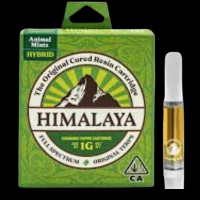 Photograph of product: Animal Mintz 1g Cured Cart - 