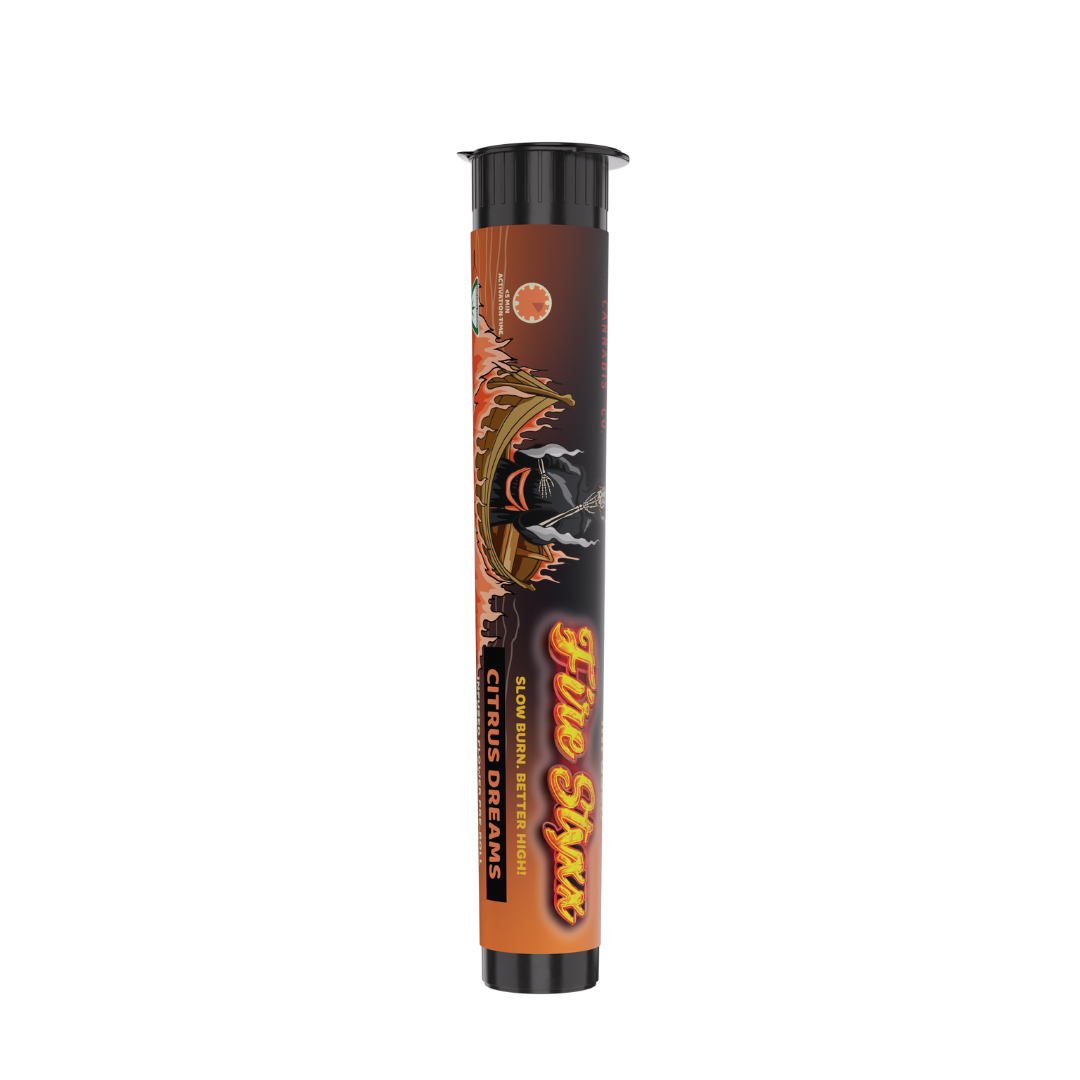 Photograph of product: Fire Styxx | Citrus Dreams Infused Pre-Roll | 1g