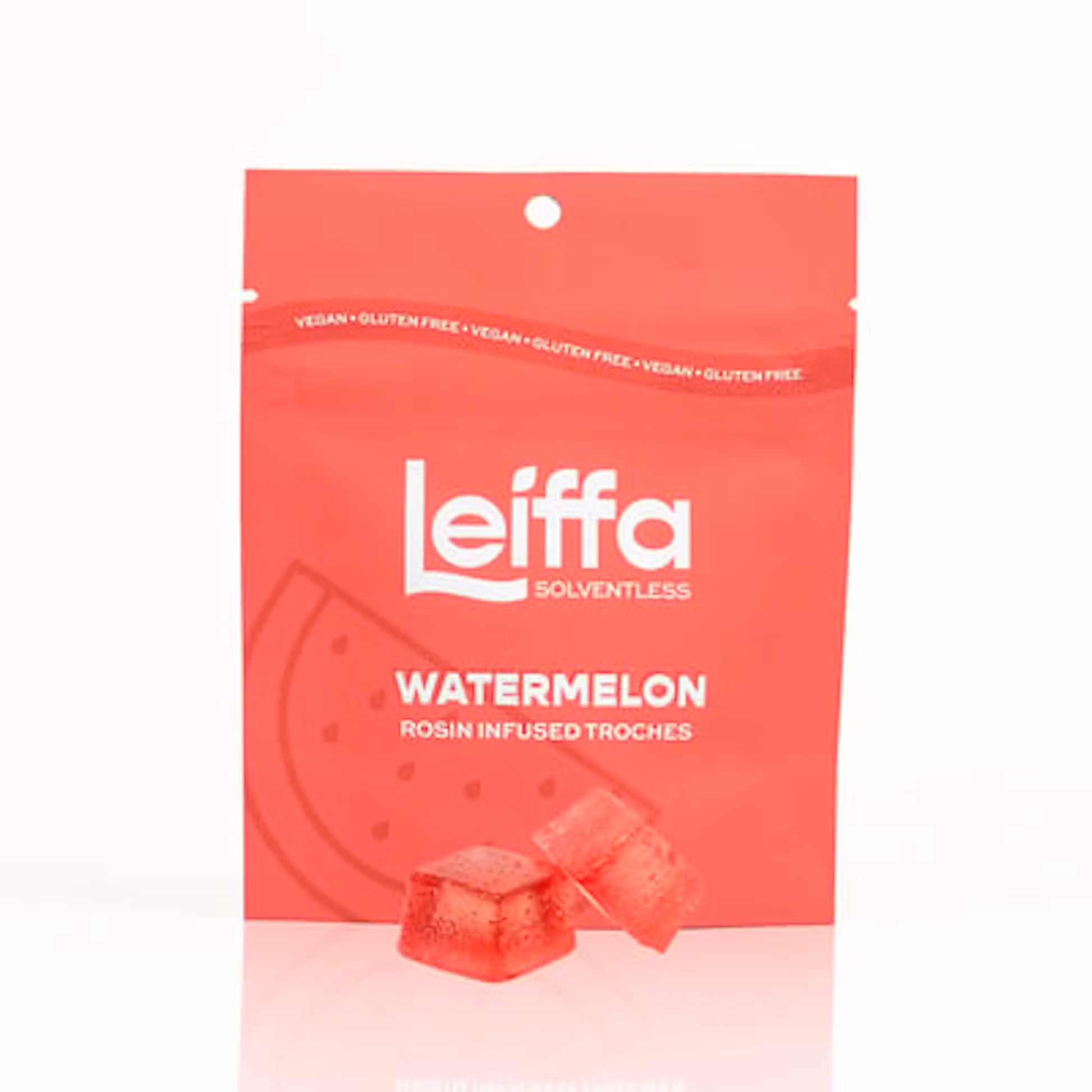 Photograph of product: Watermelon | 50mg Live Rosin Troches | 10pk
