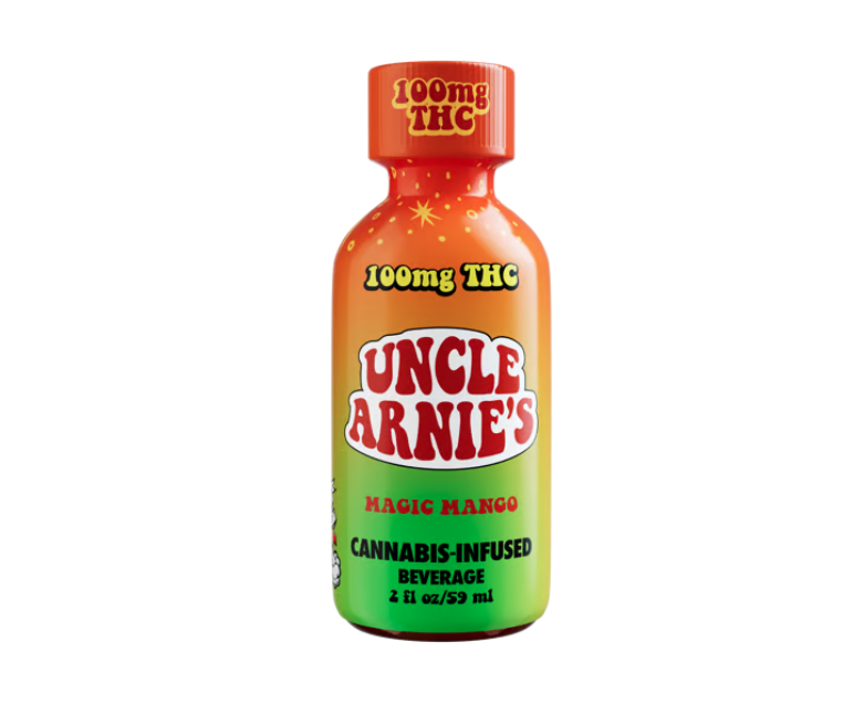 Photograph of product: Uncle Arnie's 200mg Syrup - Magic Mango
