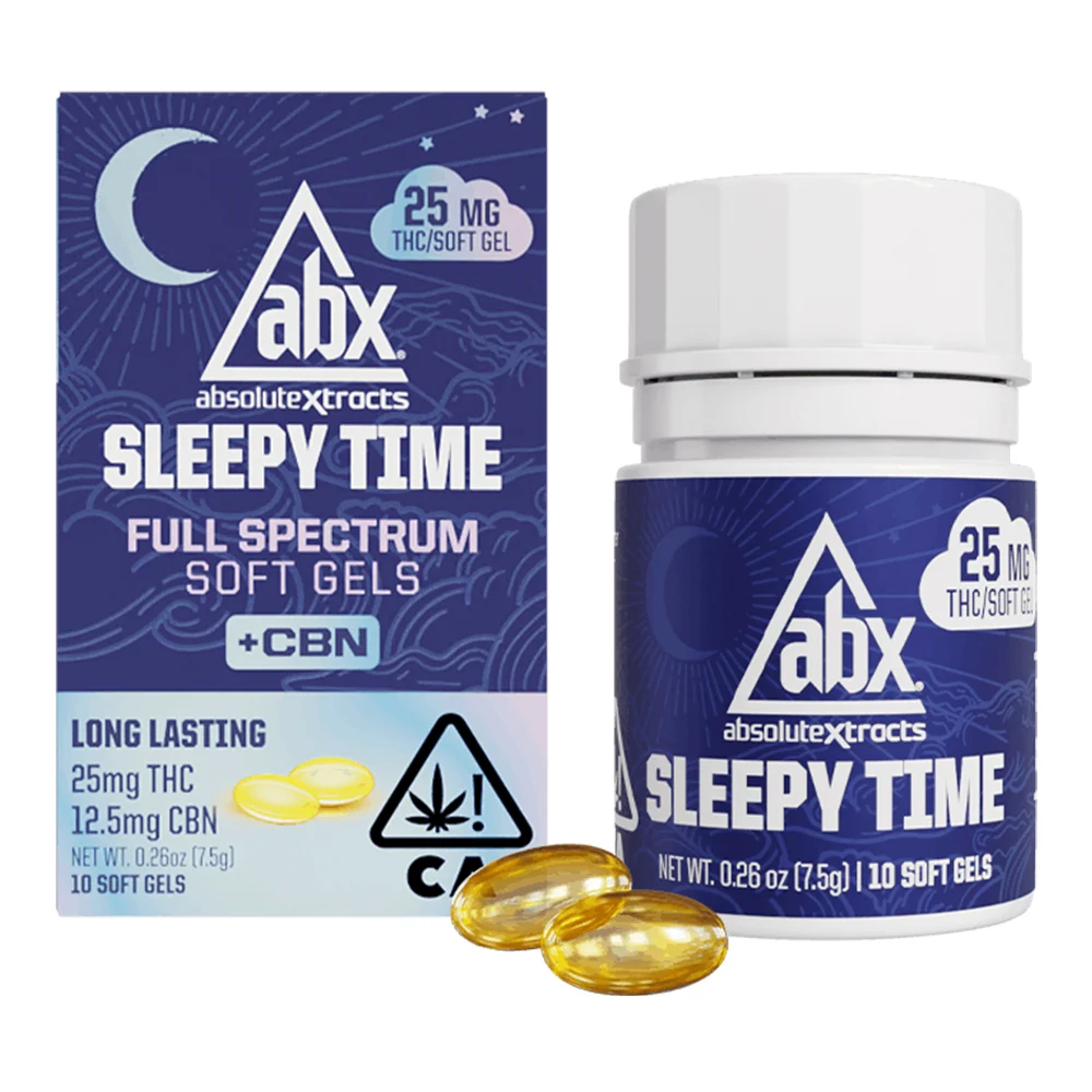 Photograph of product: Sleepy Time Soft Gels 10-pack | 250mg