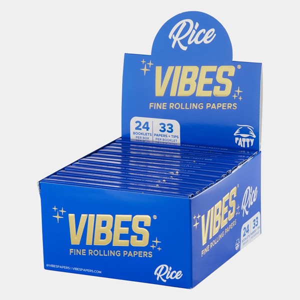 Photograph of product: Fatty Size Rolling Papers ~ Booklet w/ Tips ~ Rice