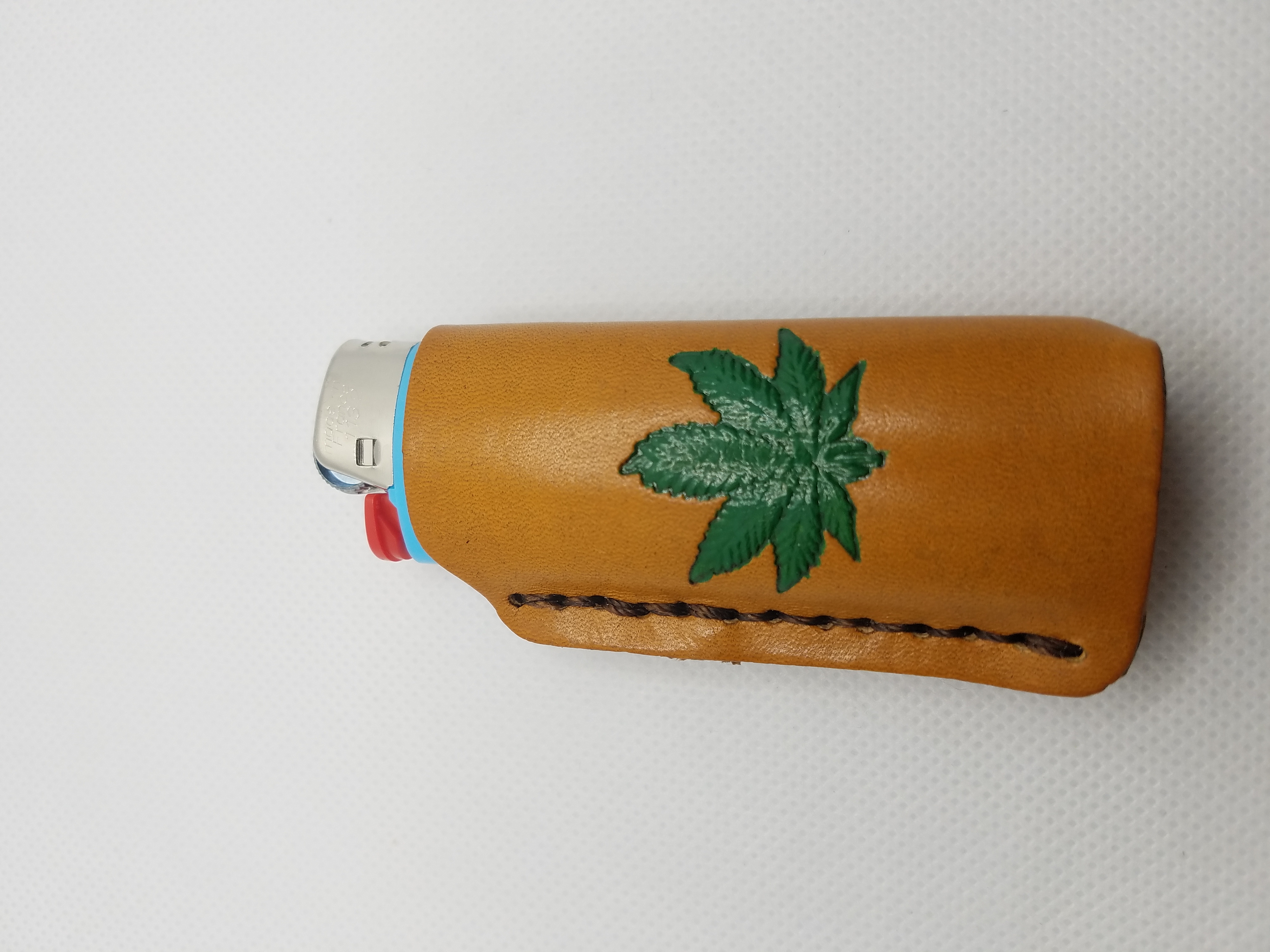 Photograph of product: Leather Lighter Holder