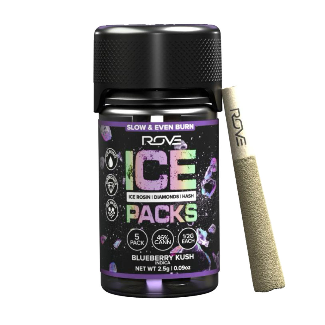 Photograph of product: Rove | Infused 5 pack | Blueberry Kush | 2.5g
