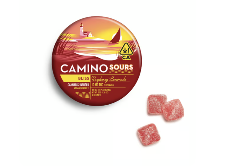 Photograph of product: RASPBERRY LEMONADE SOURS [H] - 100 MG