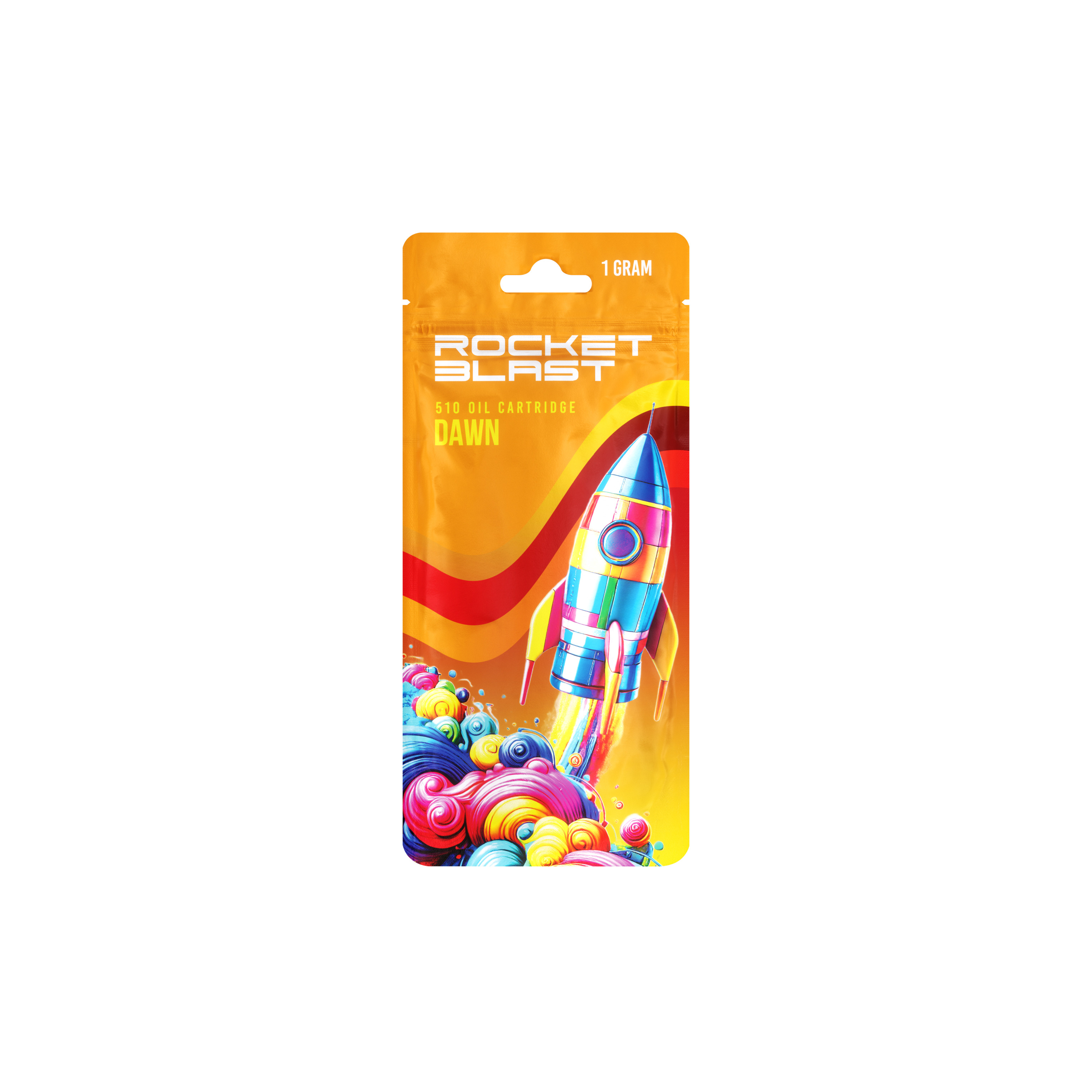 Photograph of product: Rocket Blast | Dawn | 1G 510 Distillate Cartridge
