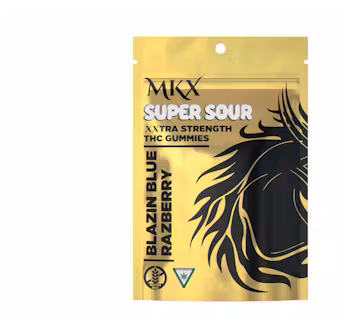 Photograph of product: MKXxtra Strength | Super Sour Blazin Blue Razberry | 200mg