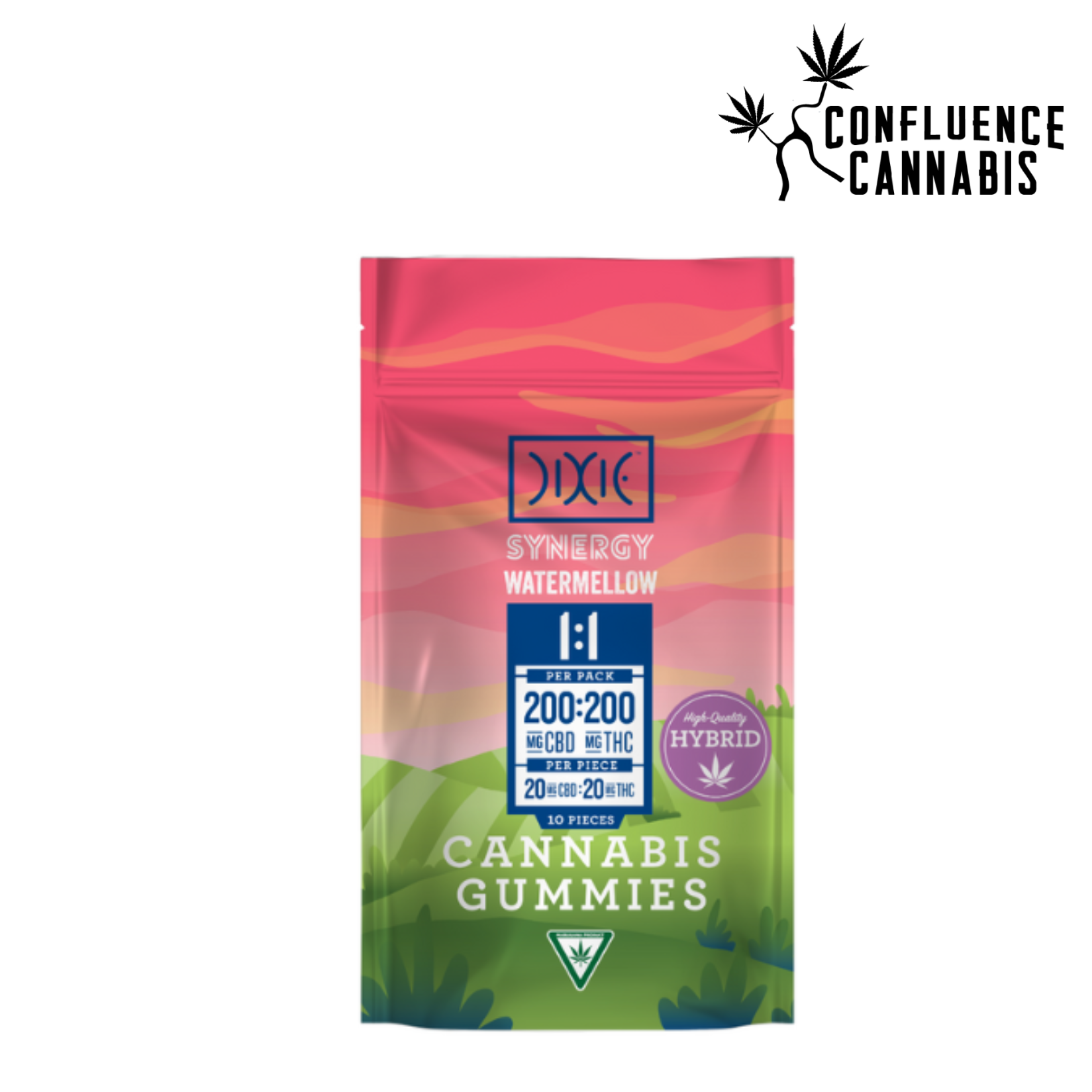 Photograph of product: 1:1 Watermelon Synergy Gummies