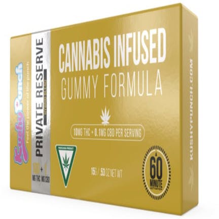 Photograph of product: Private Reserve Strawberry Gummy 100mg