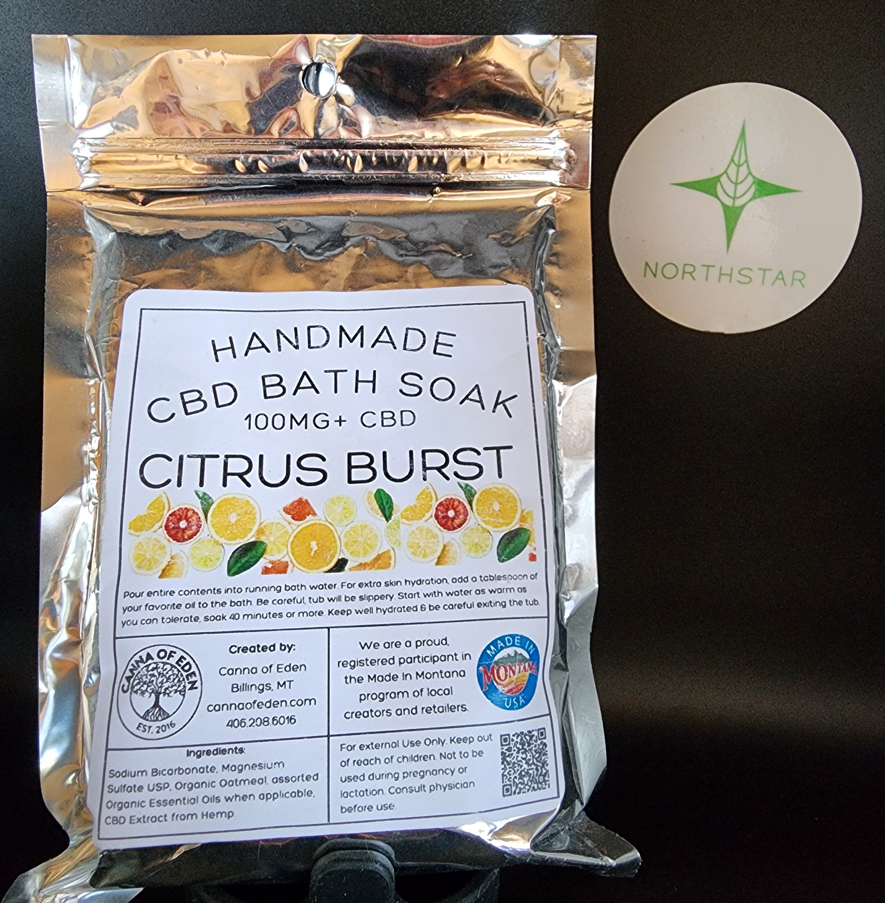 Photograph of product: 100mg CBD Bubble Bath - Canna of Eden