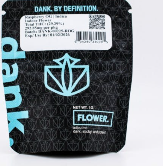 Photograph of product: F21 | Dank | Raspberry OG | Flower - 1g