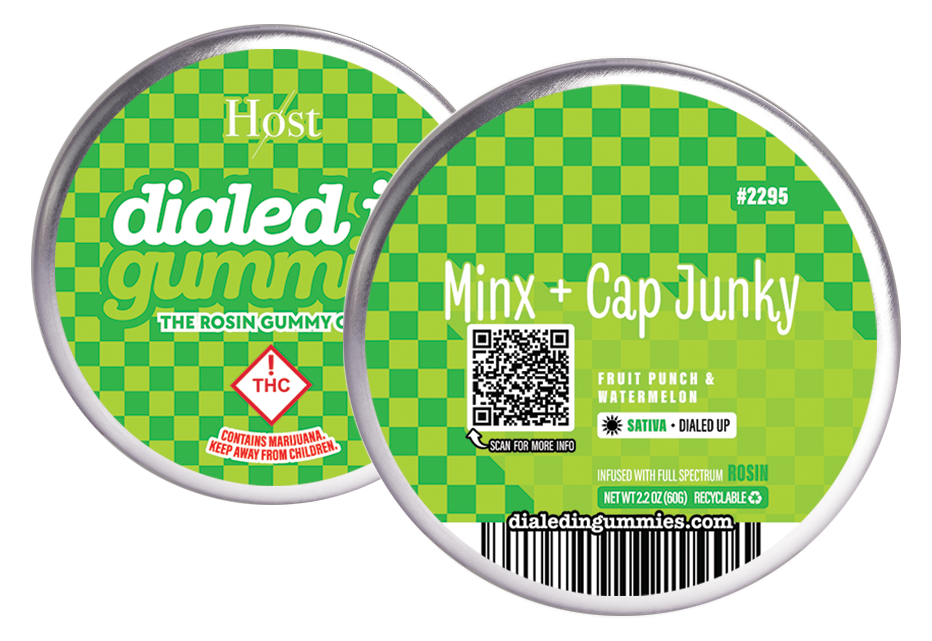 Photograph of product: Minx + Cap Junky [Batch #2295] Fruit Punch & Watermelon Flavors | 100mg