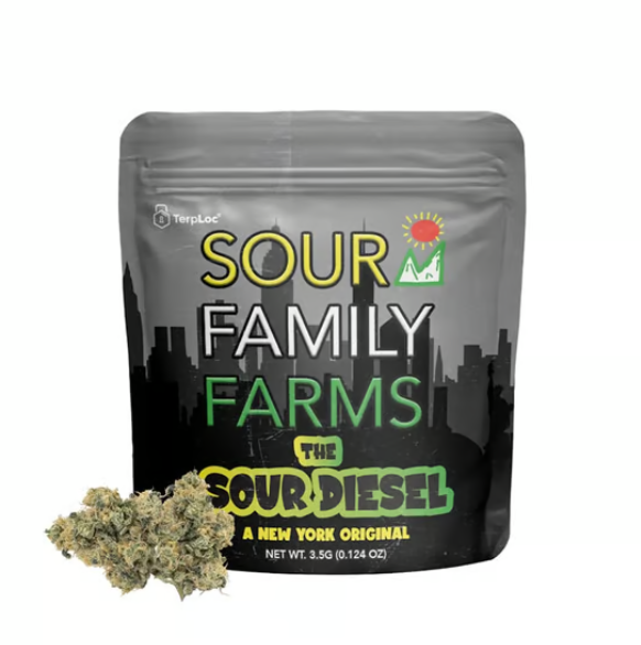 Photograph of product: Sour Diesel Flower 1g