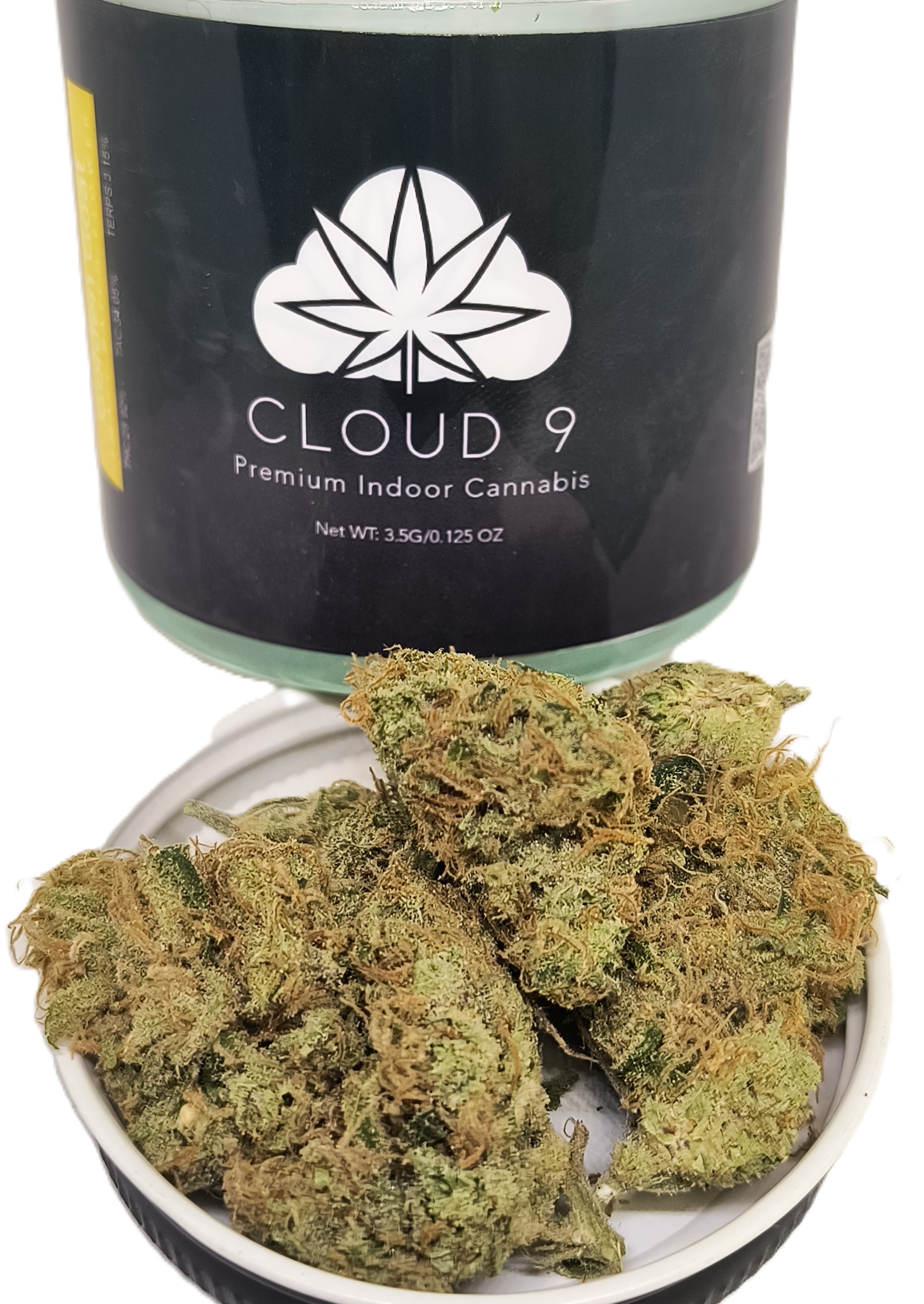 Photograph of product: Golden Goat Jar | Cloud 9 - 3.5g