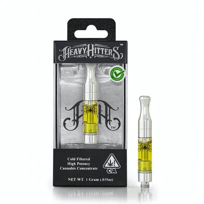 Photograph of product: Heavy Hitters | 1g - Skywalker OG - Cartridge - Hybrid - 