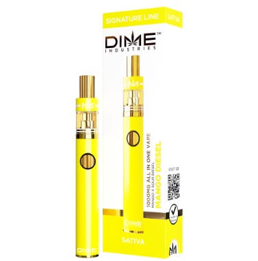 Photograph of product: Dime Industries | Mango Diesel All-In-One | 1g