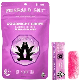 Photograph of product: Goodnight Grape Sleep [I] - 100MG Gummies 10PK