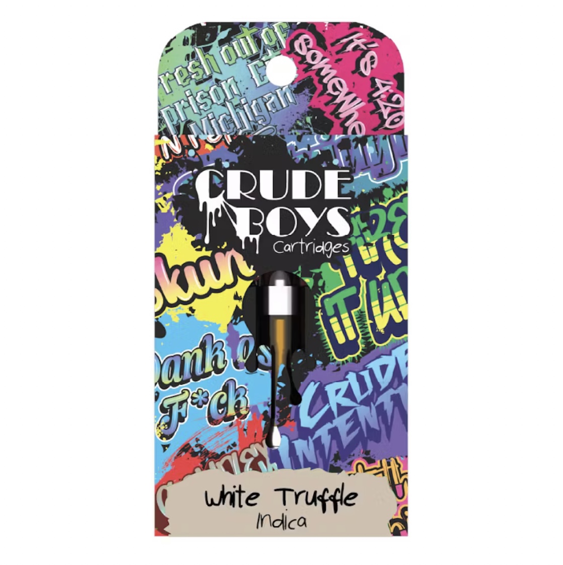 Photograph of product: Crude Boys: White Truffle 1G Cartridge (I)