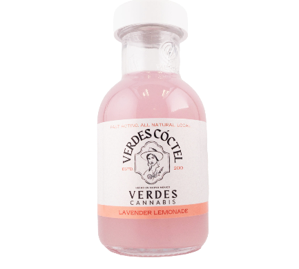 Photograph of product: Verdes 100mg Cocktail Lavender Lemonade 2:1 CBN