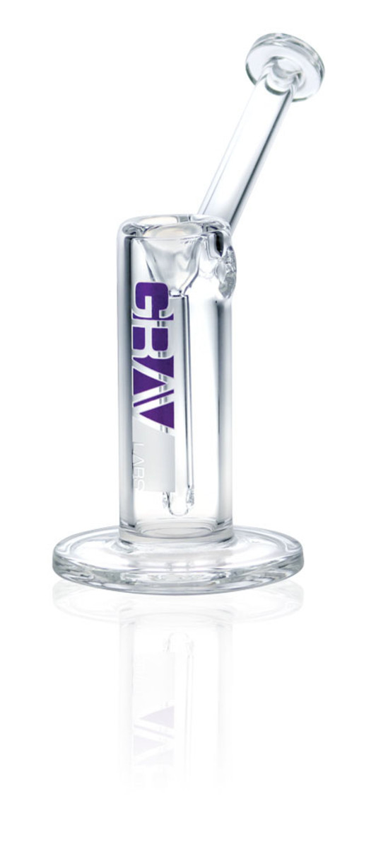 Photograph of product: Grav Labs Upright Bubbler - Clear Accents