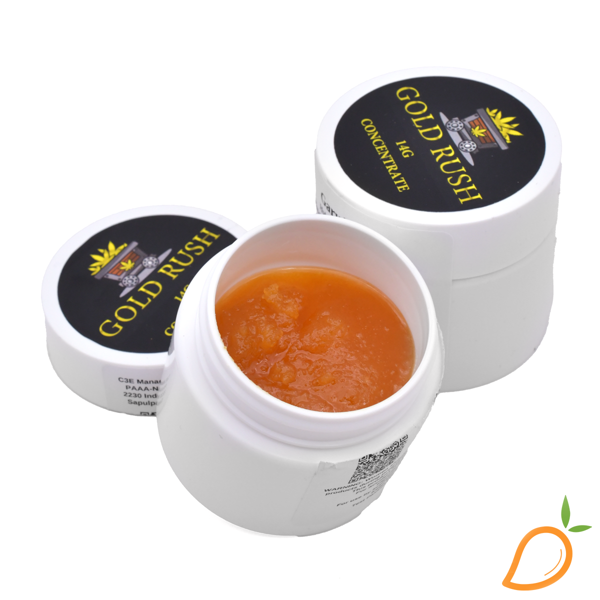 Photograph of Product: 14g Georgia Heat Cured Resin Gold Rush Extracts