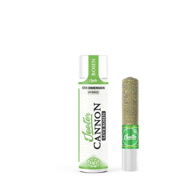 Photograph of product: 5th Dimension (H) | Live Rosin Infused Cannon - 1.3g - 