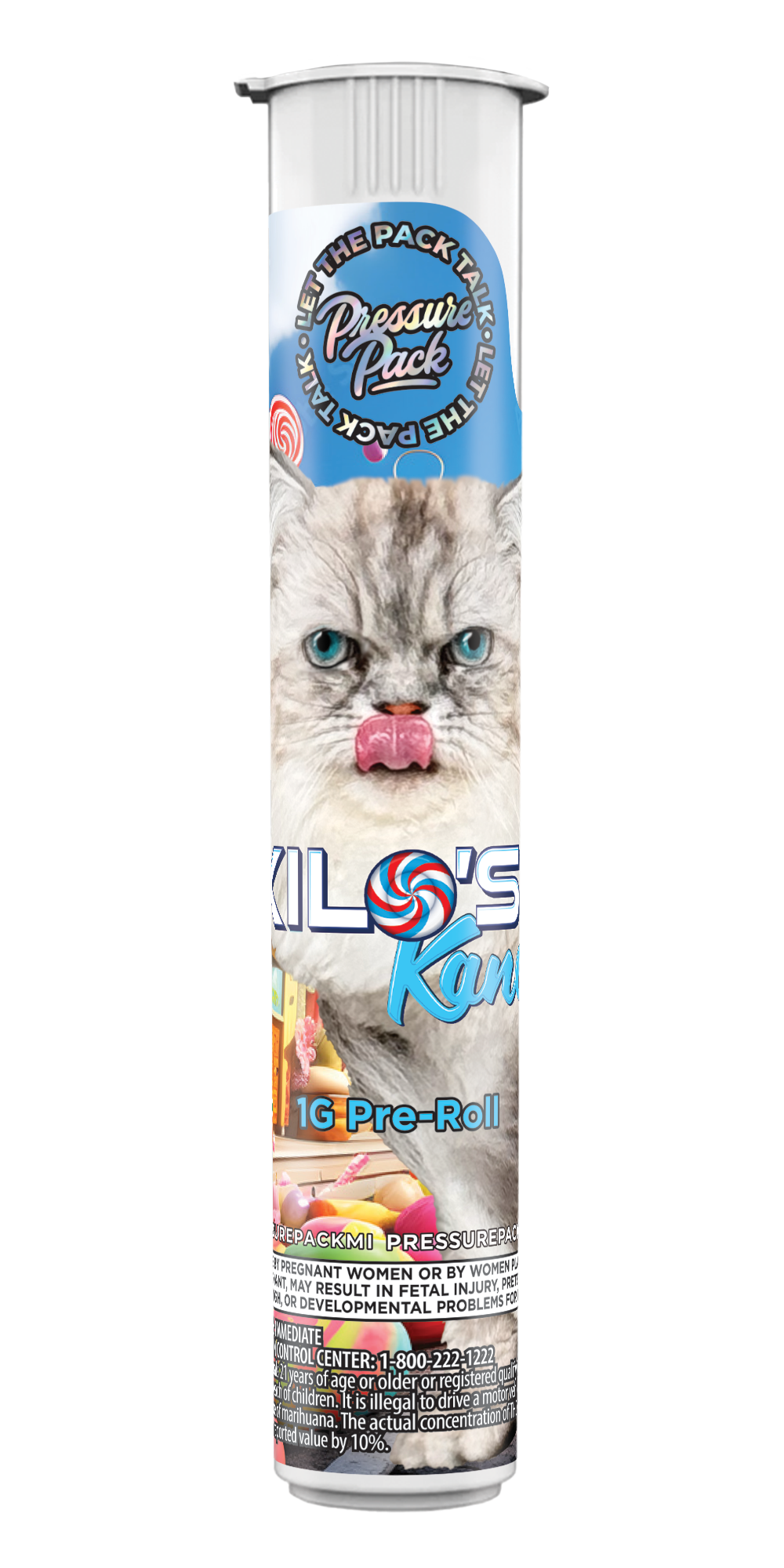 Photograph of Product: Kilo's Kandy Premium Pre-Roll | 1g