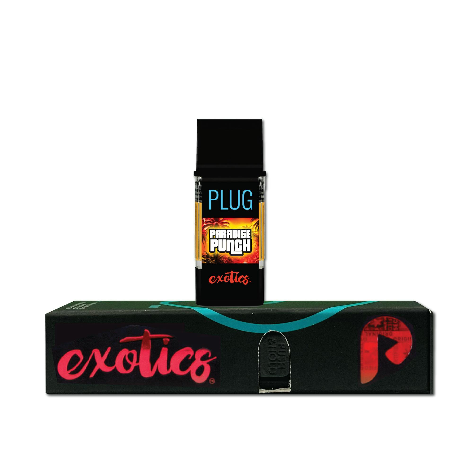 Photograph of product: PlugPlay 1g Vape Paradise Punch - Exotics