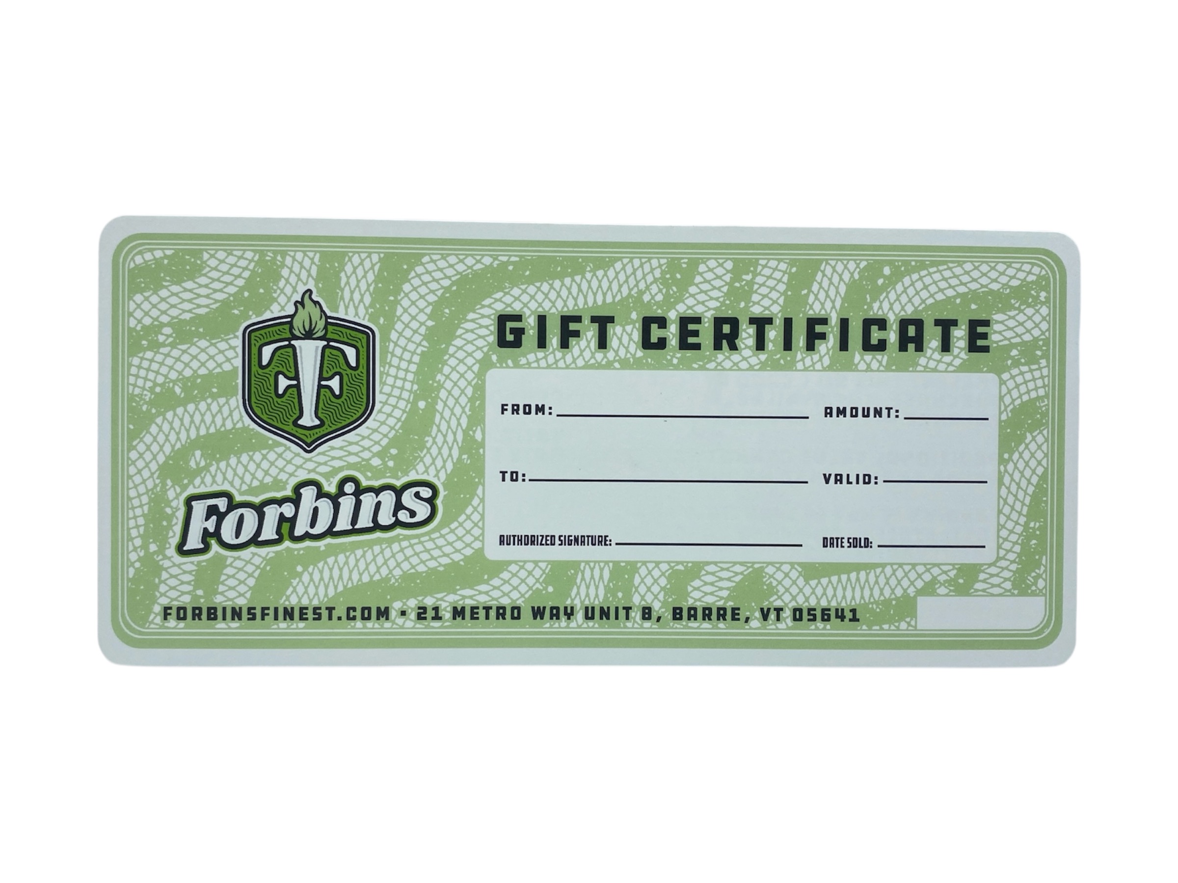 Photograph of product: Gift Card $20