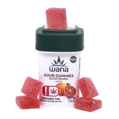 Photograph of product: Sour Blood Orange Gummies 20:1 CBD : TH-oui | 10pk 10mg