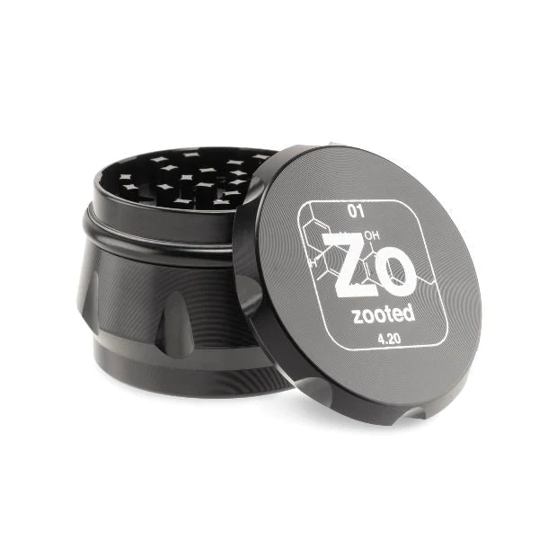Photograph of Product: Zooted Premium 55mm 4 Part Grinder - Black