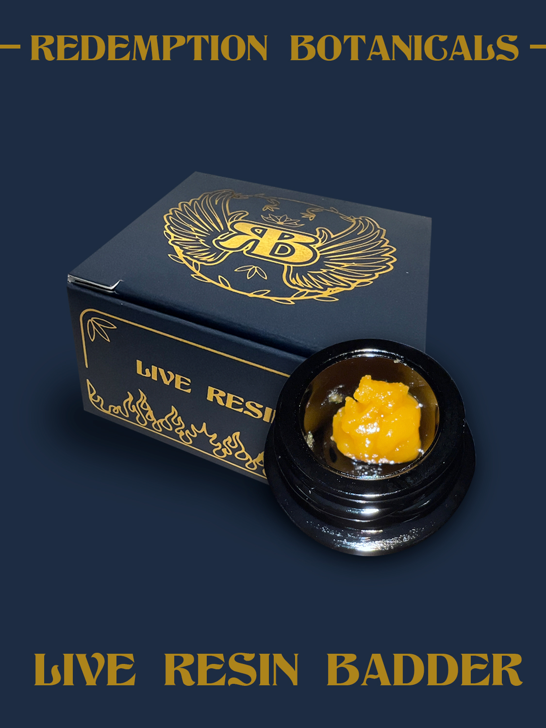 Photograph of product: REDEMPTION BOTANICALS Live Resin Badder 1g: Guava Jam