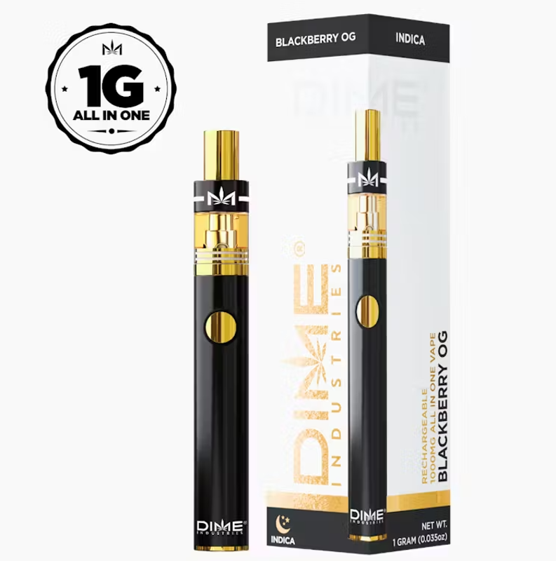 Photograph of product: Dime Ind. AIO 1g - Blackberry OG (I)
