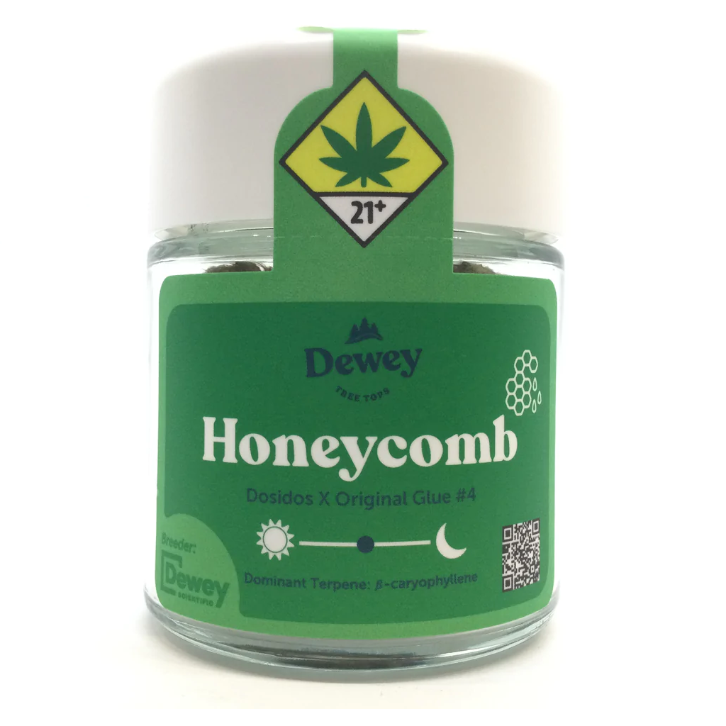 Photograph of product: Dewey Honeycomb Flower Hybrid 3.5g