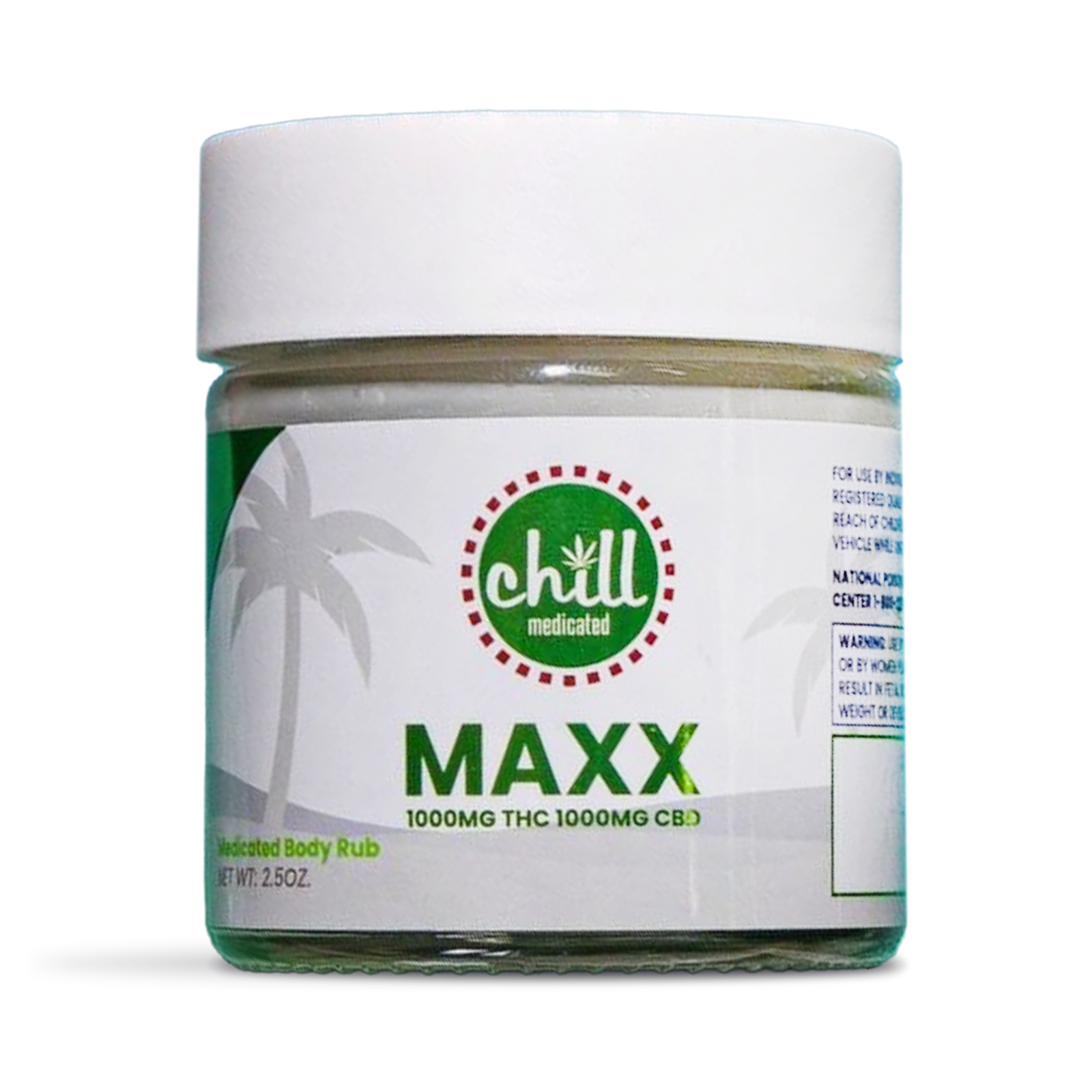Photograph of product: 1:1 MAXX Body Rub | 2.5oz