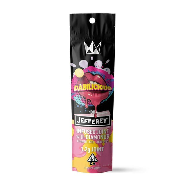 Photograph of product: 1.2G Dabilicious Jefferey Infused Pre-Roll - 