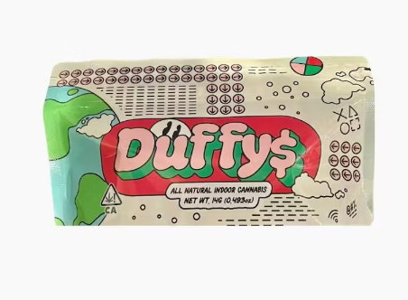 Photograph of product: Duffy$ | Blue Face Rainbow Belts - 14g Flower