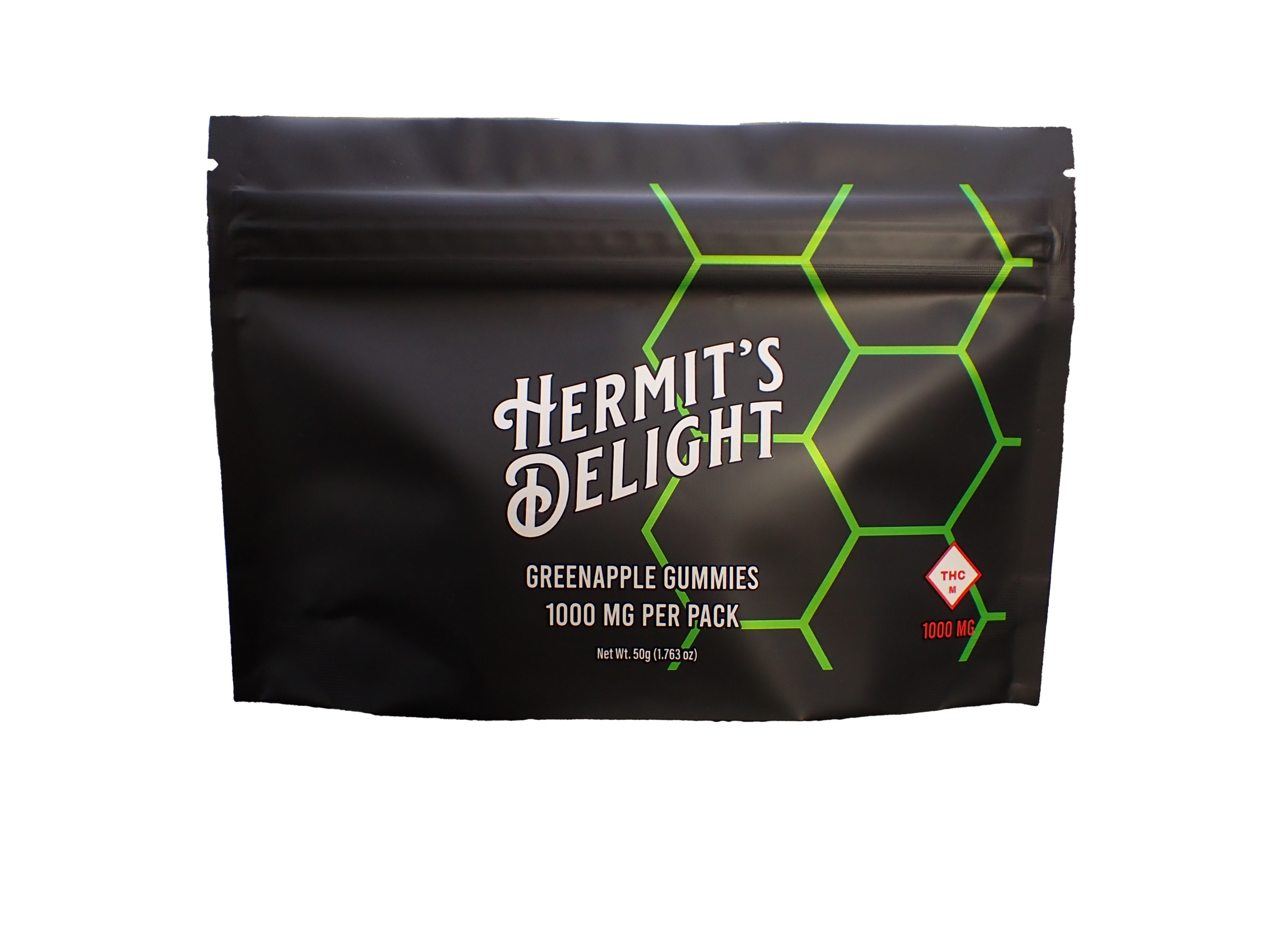 Photograph of product: Green Apple - Hermit's Delight - 1000mg Gummies